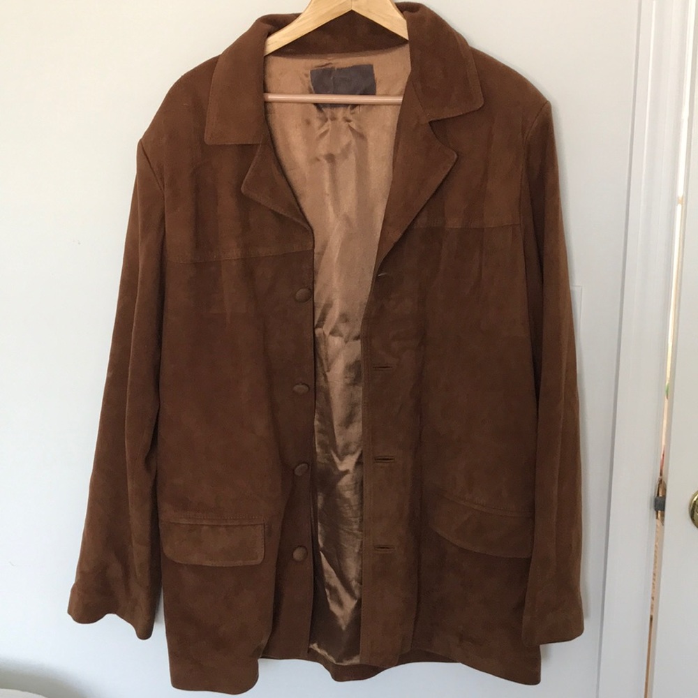Suede coat